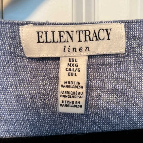 Ellen Tracy Linen dress. - Picture 7 of 7